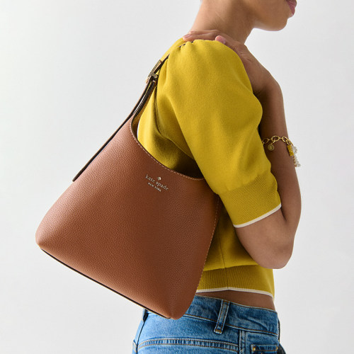 【礼物】kate spade ks 贡针小号单肩包hobo包 - 图1