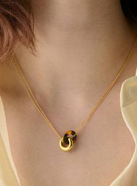 【新年礼物】kate spadeInterlock吊坠时尚女精致女