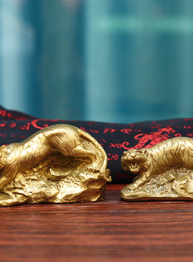 黄铜十二生肖中式风龙蛇工艺品