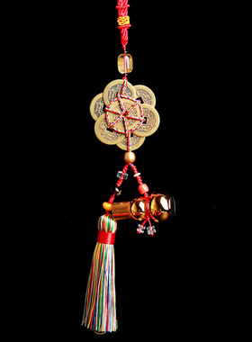 黄铜太岁车挂2023年属兔龙鸡鼠马