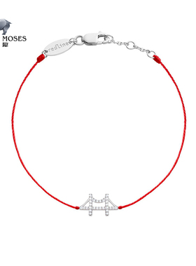 redline女士金镶钻金门大桥手绳