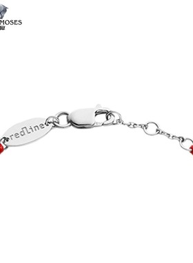 redline/红绳女士2023新款Elvis 0.064克拉猫王吉他钻石绳制手链