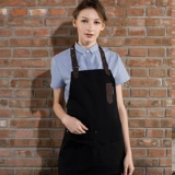 Хаки дизайнерский кофейный модный японский фартук для работы, рабочая одежда, в корейском стиле, делается под заказ