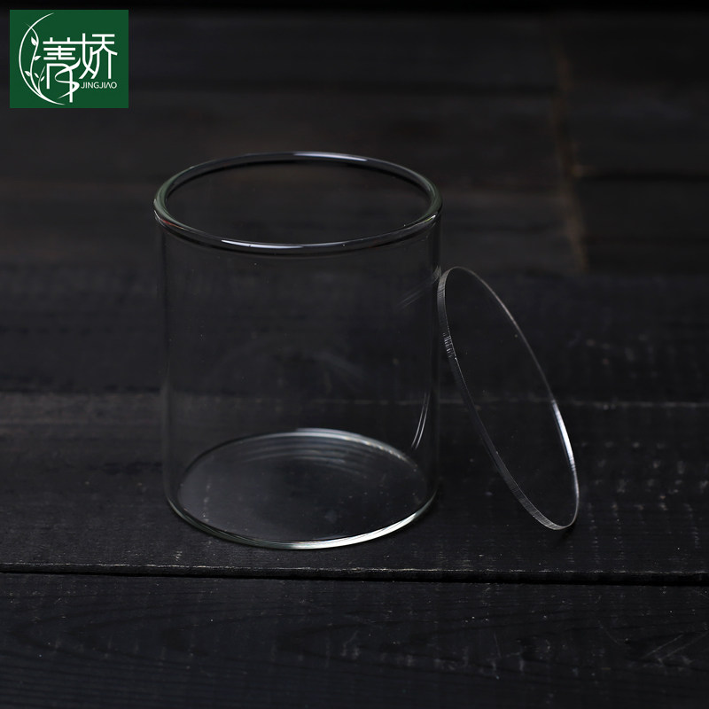 迷你直筒玻璃瓶苔藓微景观生态花瓶容器皿透明直筒瓶带亚克力盖子,淘宝优惠券,粉丝福利购,淘宝优惠卷