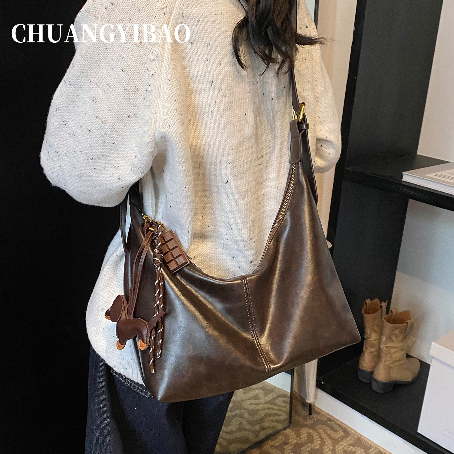 超火麂皮绒手提凯莉包包女式2025新款轻奢小众高级感迷你小斜挎包,淘宝优惠券,粉丝福利购,淘宝优惠卷