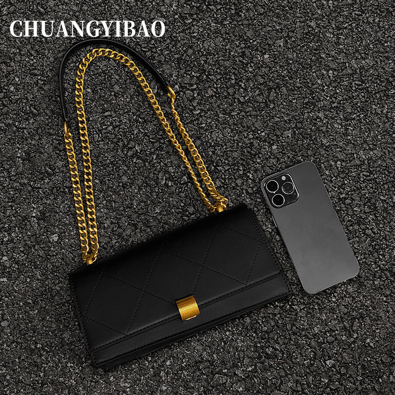 菱格链条包包女2025新款潮轻奢单肩腋下包高级质感时尚斜挎小方包,淘宝优惠券,粉丝福利购,淘宝优惠卷