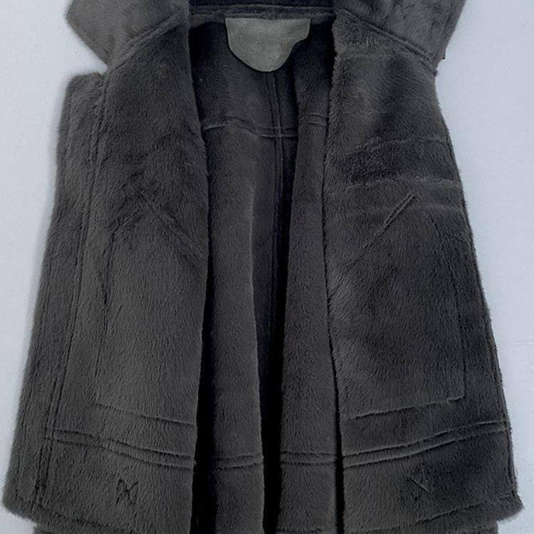 秋冬皮毛一体男外套潮牌麂皮绒加厚保暖夹克男灰色上衣机车服,淘宝优惠券,粉丝福利购,淘宝优惠卷