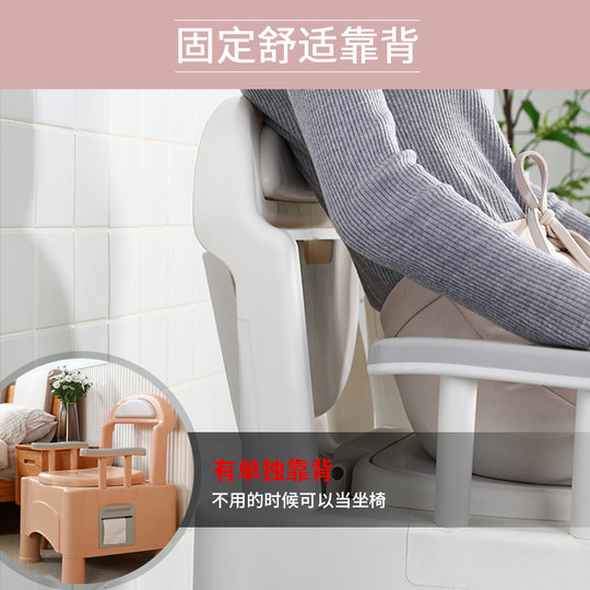 Movable toilet, anti-odor urinal for the elderly