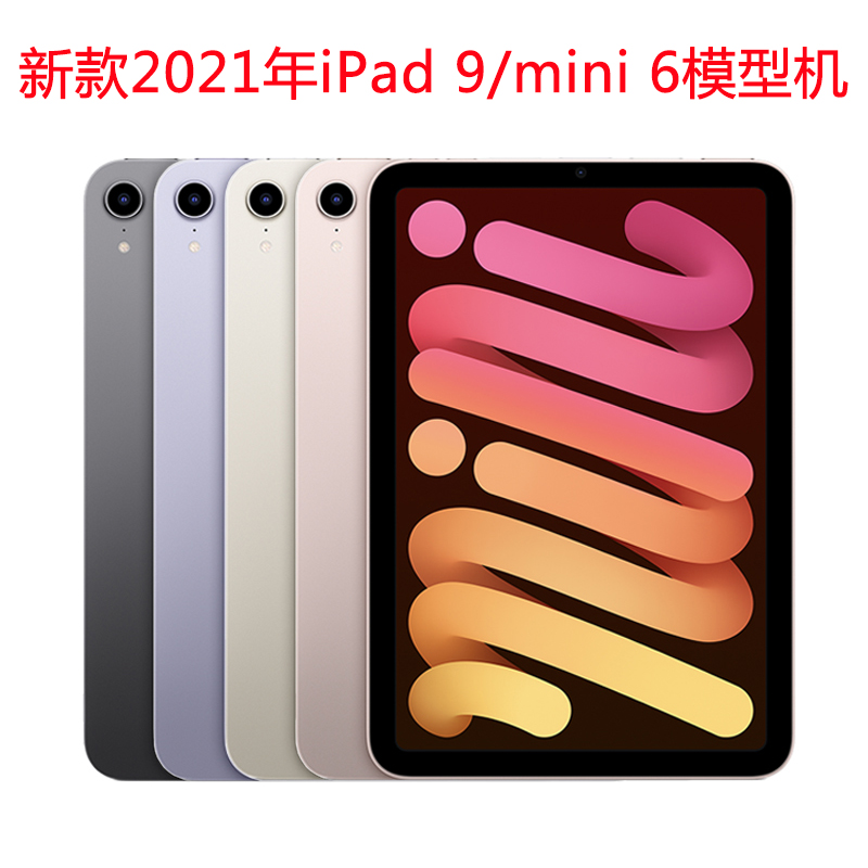 LZL（数码）适用于苹果2021年新款iPad9/mini 6平板模型机柜台展示拍摄样板机