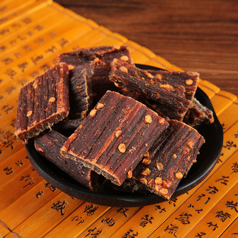西藏特产超干手撕500g风干牛肉干 鲜卤九班牛肉类