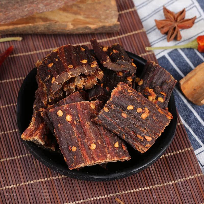 西藏特产超干手撕500g风干牛肉干 鲜卤九班牛肉类