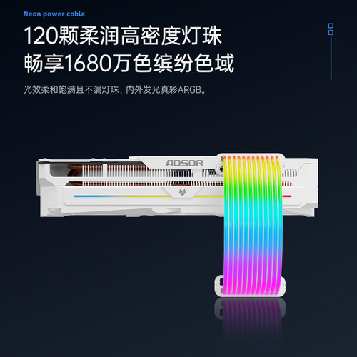 流水灯发光24P主板电脑机箱argb神光同步三代16Pin显卡延长霓虹线 - 图1