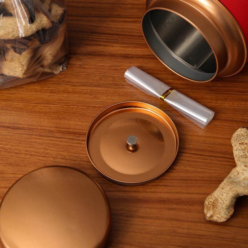 新会陈皮礼品储存罐专用包装盒马口铁圆形密封铁罐50g100g空罐,淘宝优惠券,粉丝福利购,淘宝优惠卷