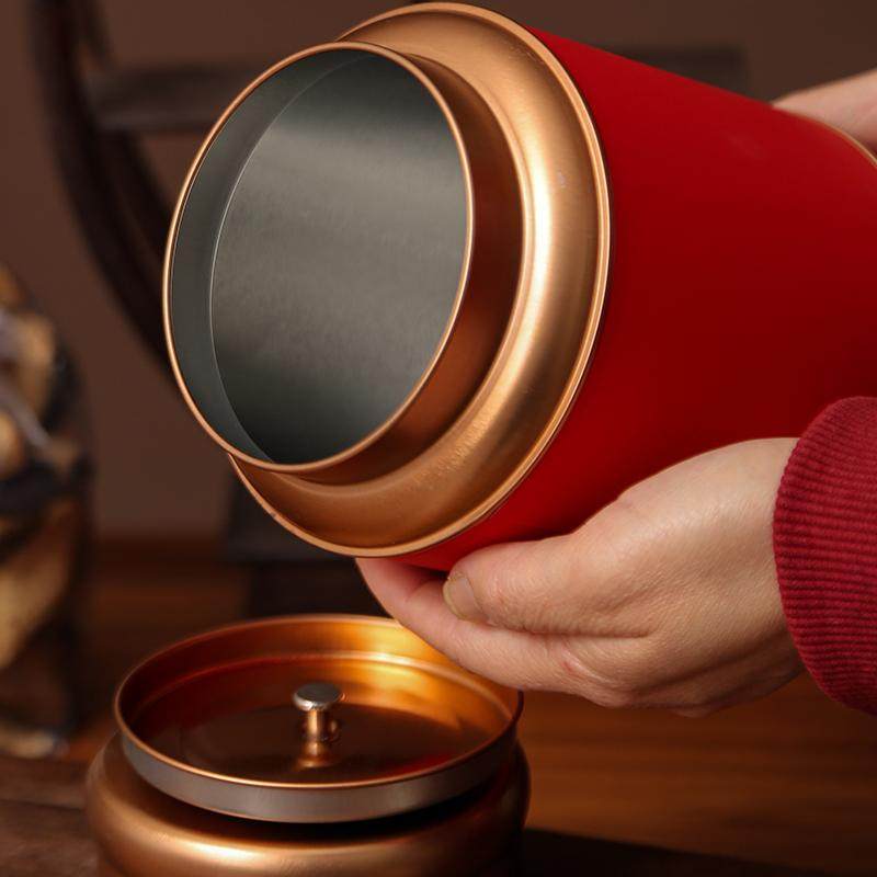 新会陈皮礼品储存罐专用包装盒马口铁圆形密封铁罐50g100g空罐,淘宝优惠券,粉丝福利购,淘宝优惠卷