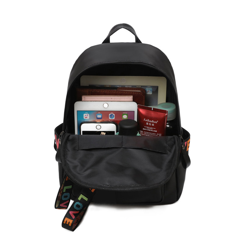 2020新款牛津布女韩版大容量双肩包 丁阁格双肩背包