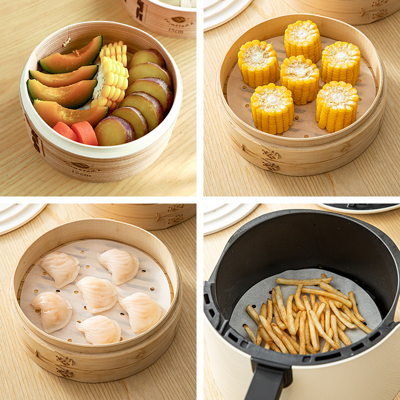 霜山蒸笼纸家用食品级专用油纸一次性不粘屉布蒸包子馒头蒸笼垫子,淘宝优惠券,粉丝福利购,淘宝优惠卷