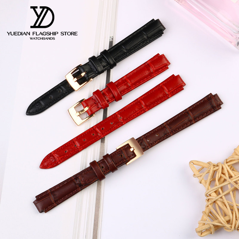 适配卡西欧真皮2749 she4029女表带 玥典配件