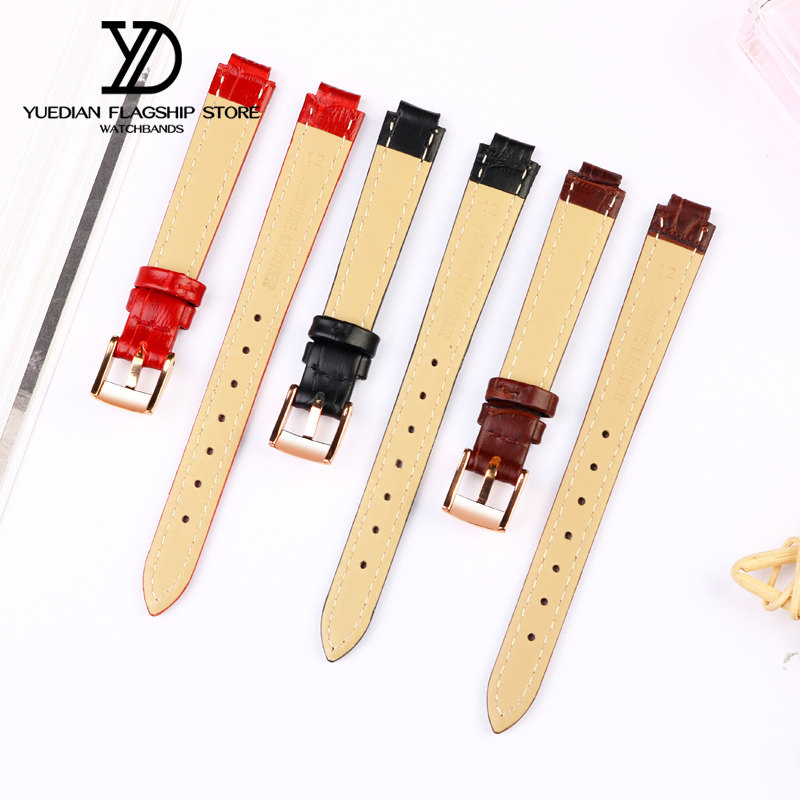 适配卡西欧真皮2749 she4029女表带 玥典配件