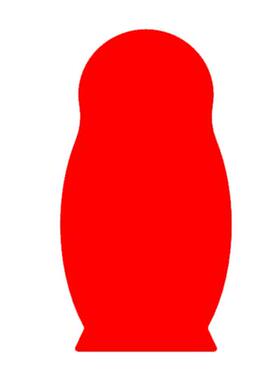 大型玻璃钢彩绘俄罗斯套娃雕塑俄式餐厅卡通俄比熊IP公仔美陈摆件