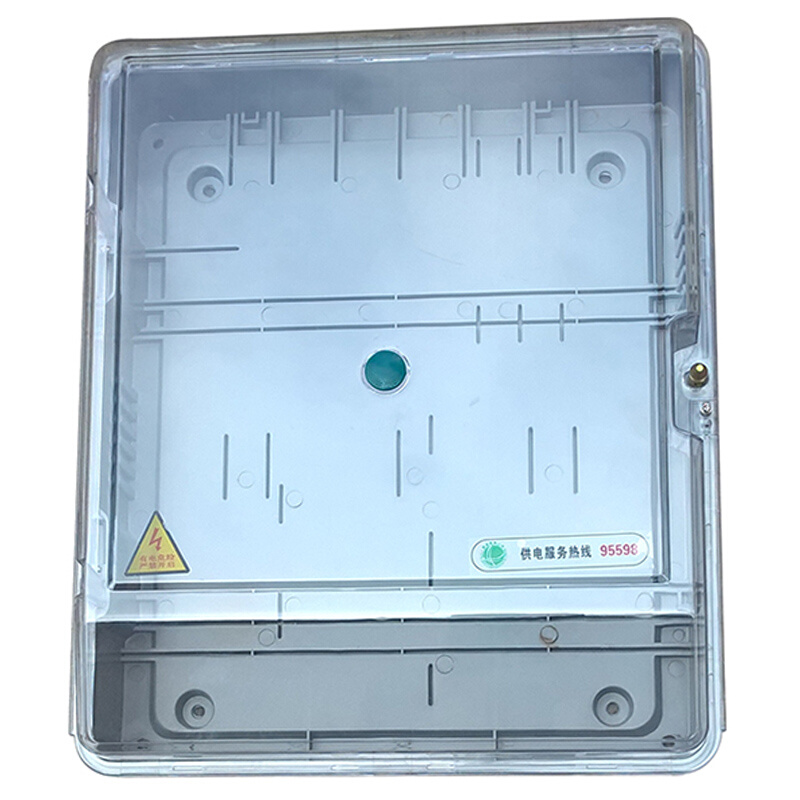 配电箱透明电表箱三相2户塑料动力箱多功能计量箱520x430x145-图2