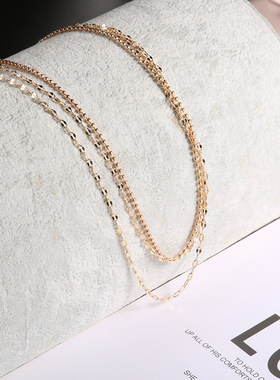 项链女款 New Popular Women's Multi layered Bohemian Necklace