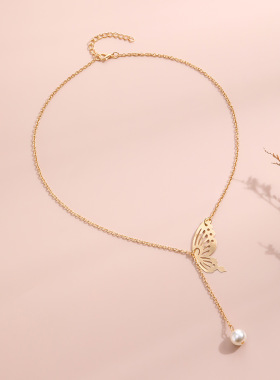 Minimally designed accessory elegant style necklace female