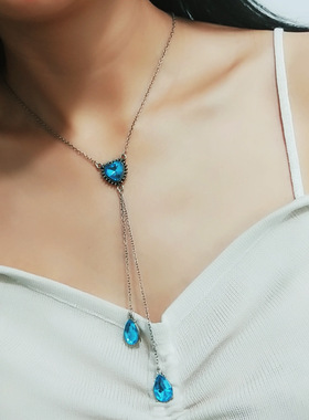 New popular accessory jewelry heart-shaped pendant necklace