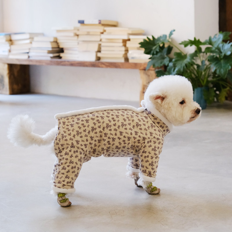 小狗狗衣服四脚棉裤冬季加厚宠物服装泰迪衣服比熊雪纳瑞包肚子,淘宝优惠券,粉丝福利购,淘宝优惠卷