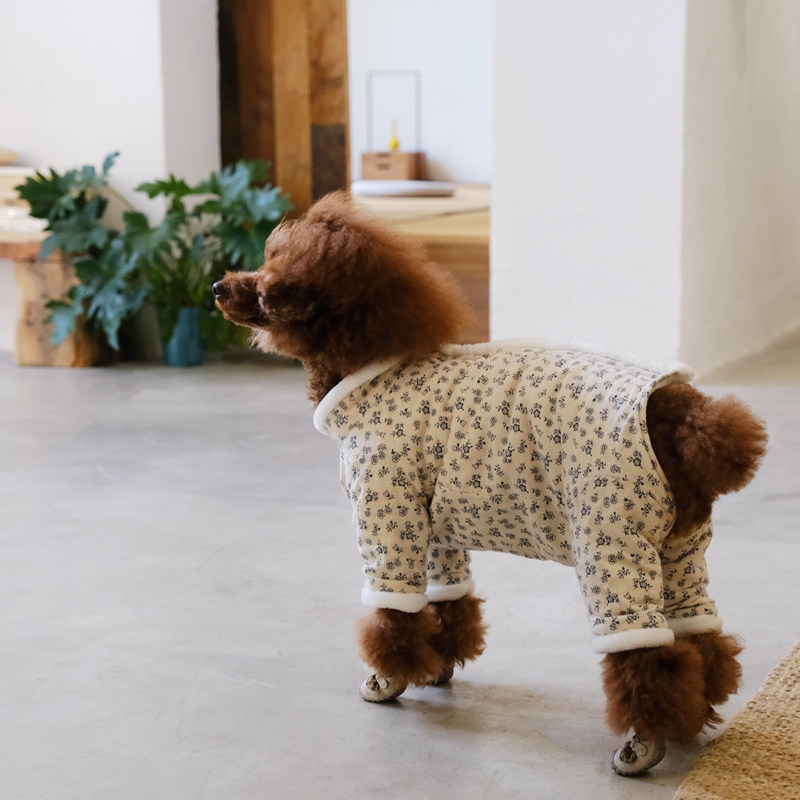 小狗狗衣服四脚棉裤冬季加厚宠物服装泰迪衣服比熊雪纳瑞包肚子,淘宝优惠券,粉丝福利购,淘宝优惠卷