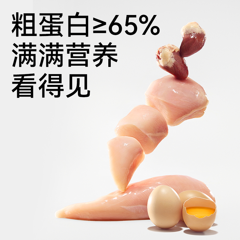 帕特猫冻干猫犬零食鸡肉猫粮拌粮通用鸡心蛋黄酸奶蓝莓零食敲满足 - 图1