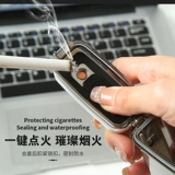 Прозрачный водонепроницаемый кальян, портсигар, портативная креативная зажигалка
