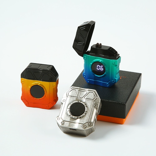 Двухдуговая универсальная электронная ветрозащитная зажигалка с зарядкой, популярно в интернете