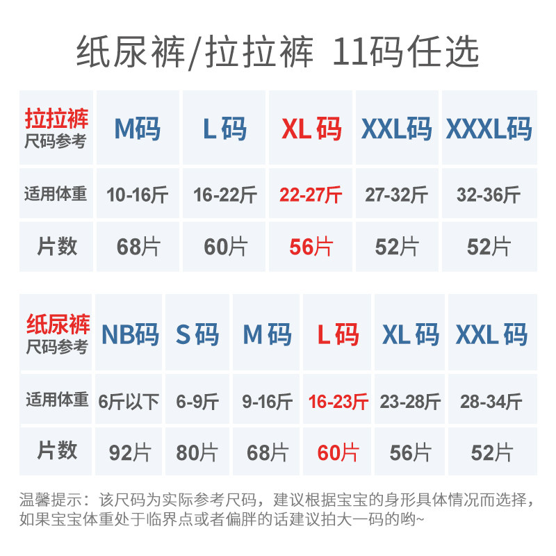 婴芽(萌芽初语)超薄透气婴儿尿不湿 婴芽拉拉裤