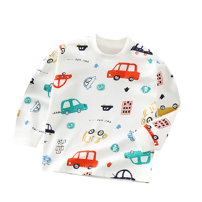 【纯棉】秋衣单件婴儿保暖打底衫春秋款