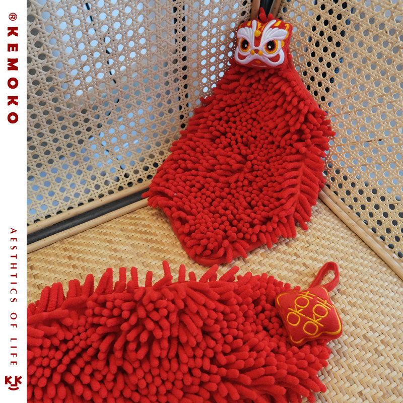 雪尼尔擦手巾挂式可爱红色结婚喜庆厨房浴室手帕喜字婚房布置挂饰,淘宝优惠券,粉丝福利购,淘宝优惠卷