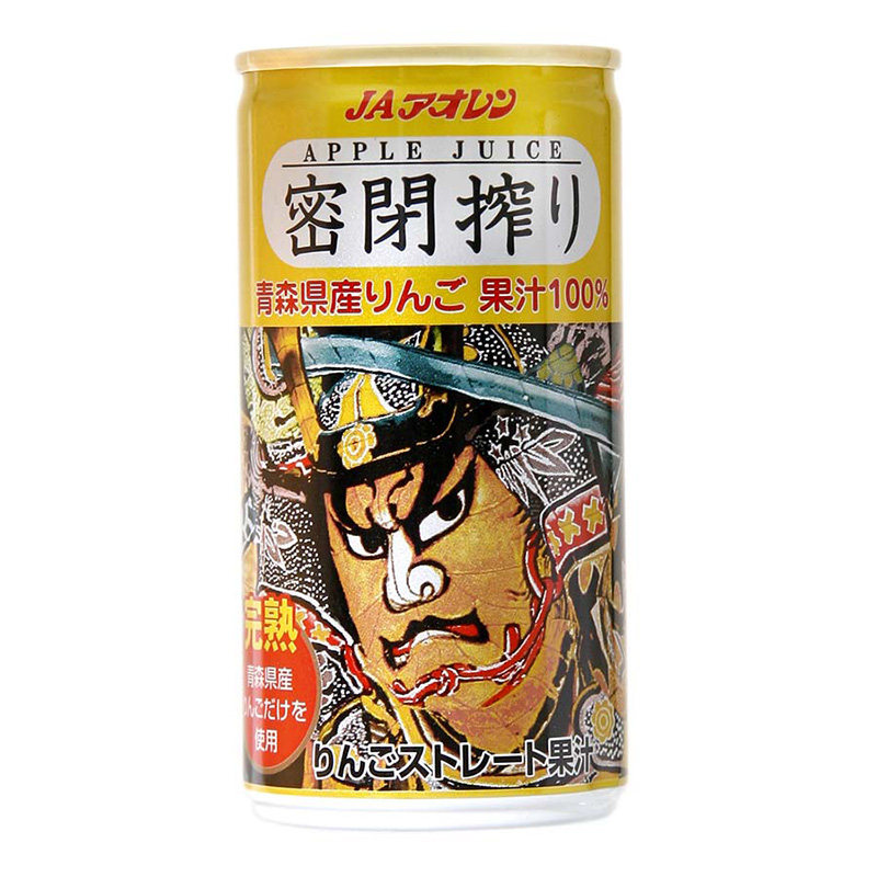 全日空日本进口青森农协零添加苹果汁195g 6瓶健康营养