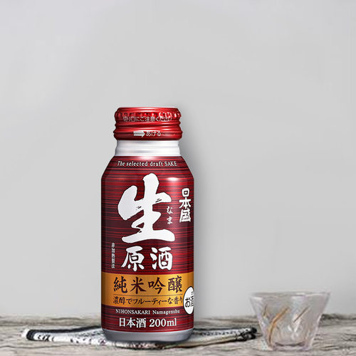 全日空 日本盛生原酒铝罐纯米吟酿清酒200ml*12日本清酒日式米酒 - 图1