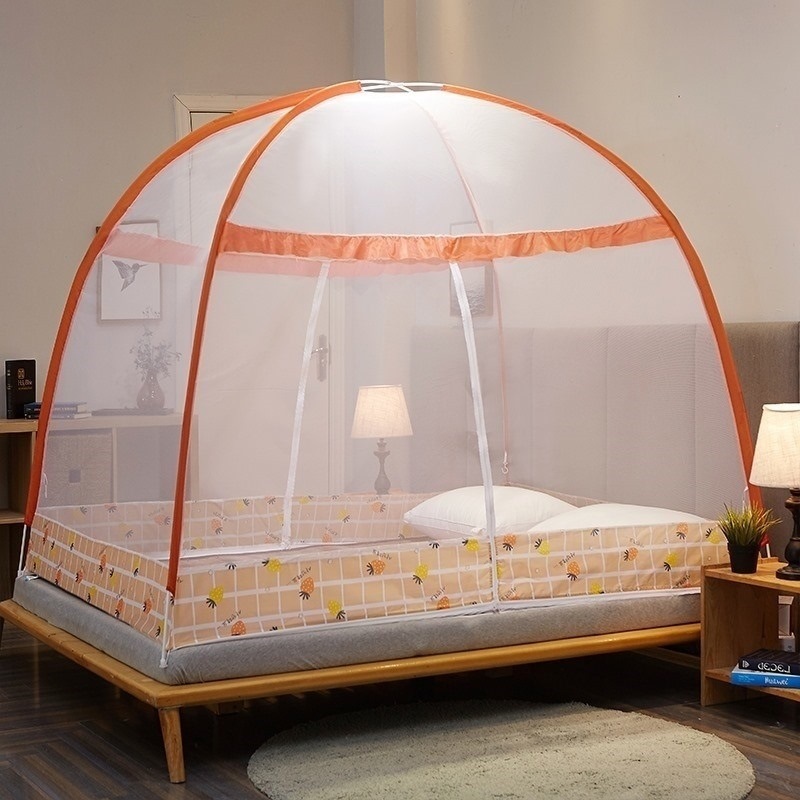 打地铺夏天矮帐篷式便携式折叠式蚊帐学生宿舍学生床家用安装免米-图1