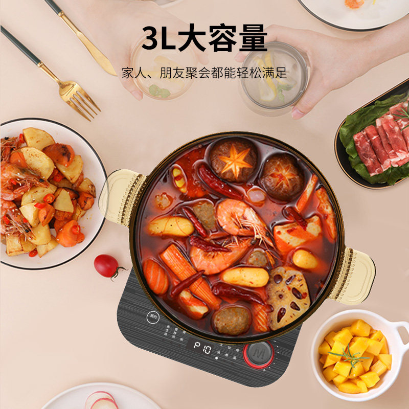 Rice and electric cooking pot household soup pot glass pot
