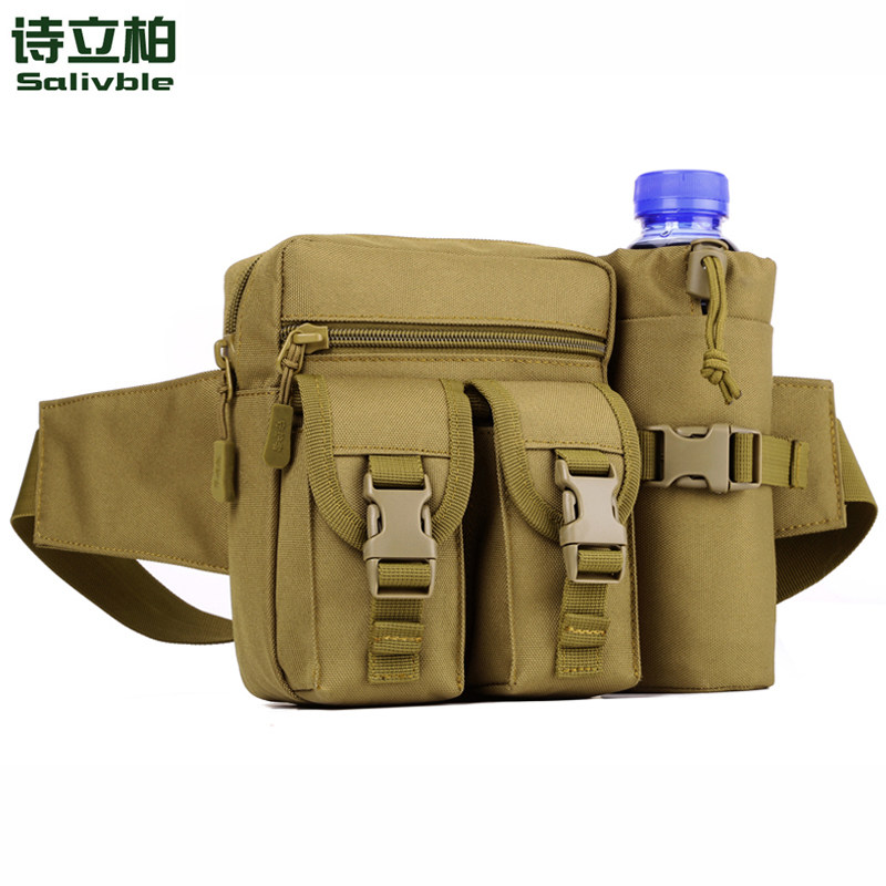 多功能户外水壶腰包男防水工具包 诗立柏箱包男士包袋