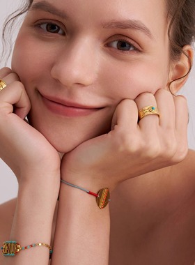 satellite精致小巧风可调节戒指