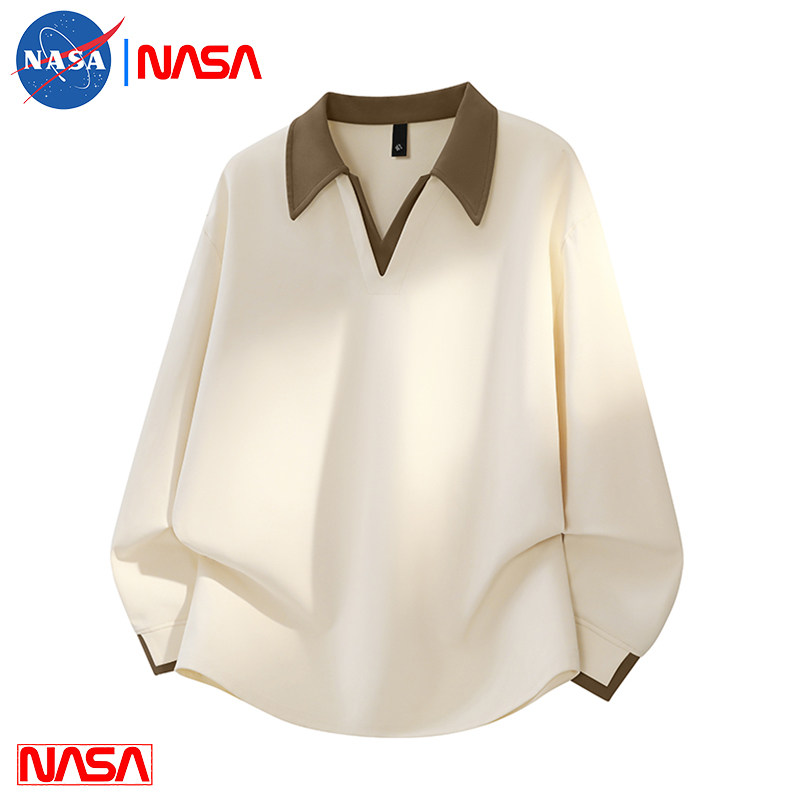 男士秋冬潮流大码撞色翻领套头卫衣加绒加厚保暖长袖T恤休闲打底,淘宝优惠券,粉丝福利购,淘宝优惠卷