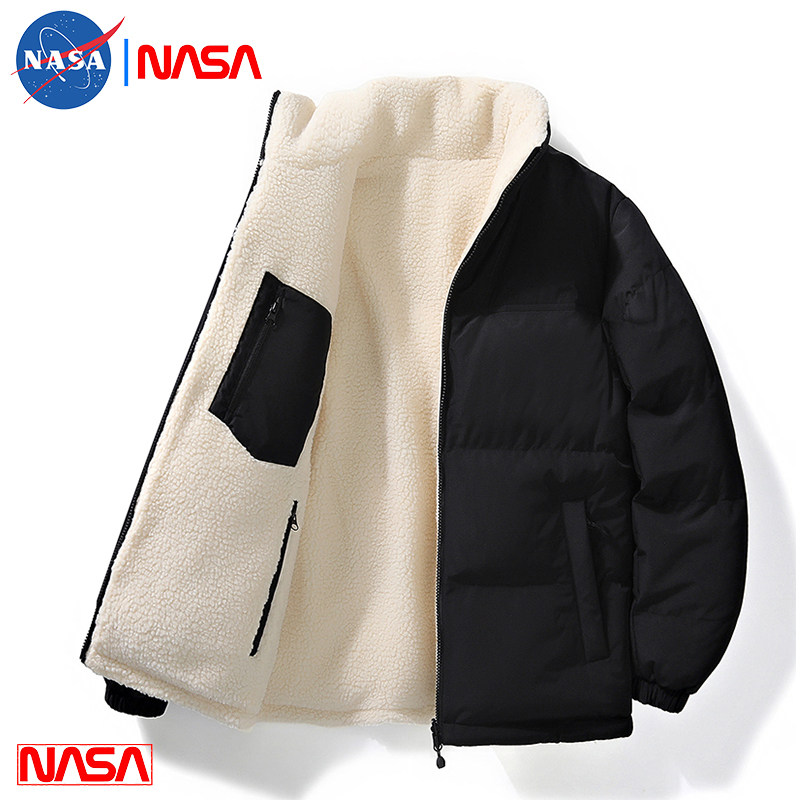 冬季潮牌男士新款双面穿保暖棉服加绒加厚休闲宽松立领外套男女款,淘宝优惠券,粉丝福利购,淘宝优惠卷