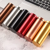 Металлический водонепроницаемый портативный портсигар для путешествий, вместительный и большой чай, делается под заказ, алюминиевый сплав