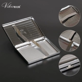 Ультратонкий портативный портсигар из нержавеющей стали, делается под заказ, 6.5mm