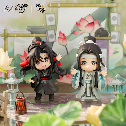 【擎苍】正版魔道祖师青畔相迎系列Q版忘羡手办动漫周边摆件 - 图0