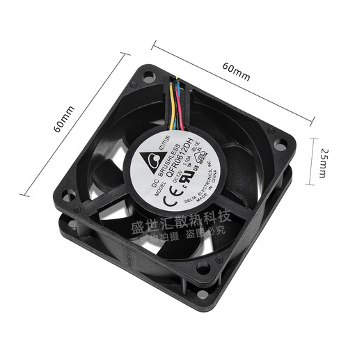 原装台达QFR0612DH暴力6025 12V 1.1A机箱服务器PWM散热器风扇6CM - 图3