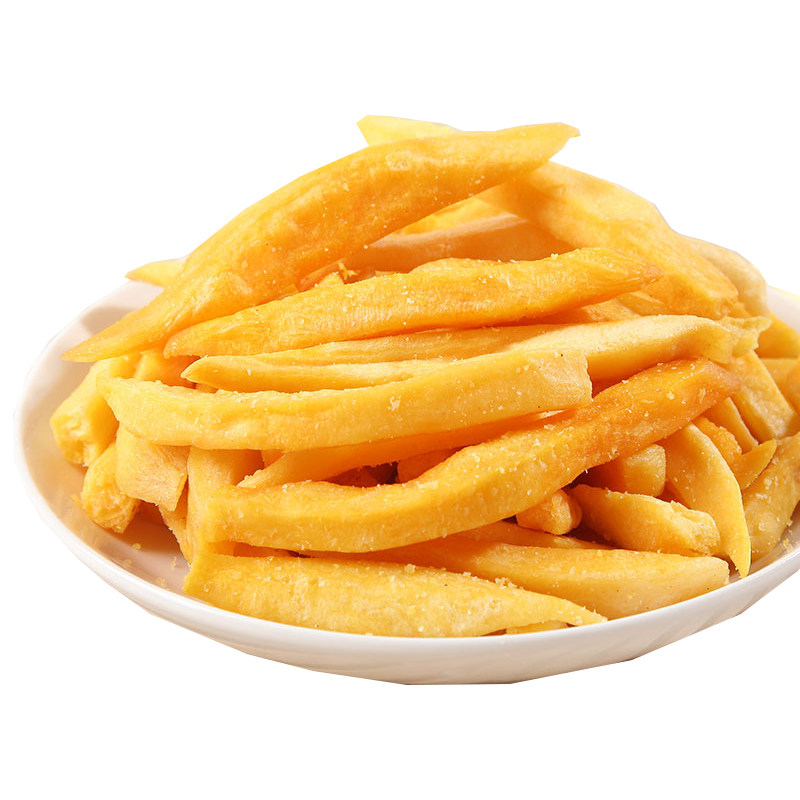 原味香酥脆红薯干紫薯条番薯条果干 参三少薯类制品