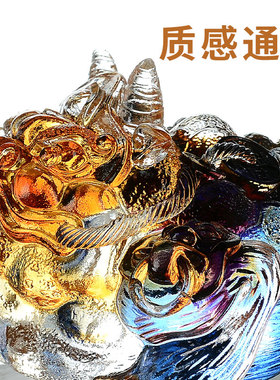 闯隆招财进宝金蟾摆件
