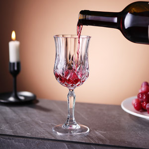 青苹果法式家用水晶玻璃杯轻奢高脚杯葡萄酒杯醒酒器酒杯酒具套装